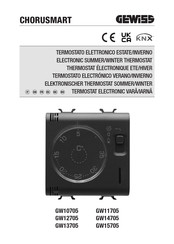 Gewiss CHORUSMART GW10705 Manual Del Usuario