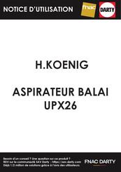 Hkoenig UPX26 Manual De Instrucciones