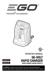 Ego Power+ Power+ CH5500 Manual Del Operador