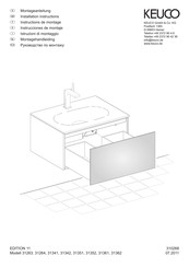 KEUCO 31351 Instrucciones De Montaje