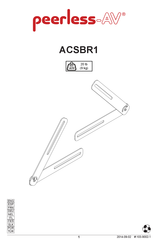 peerless-AV ACSBR1 Instrucciones De Montaje