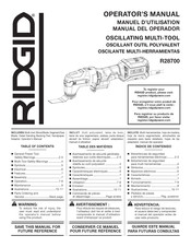 RIDGID R28700 Manual Del Operador