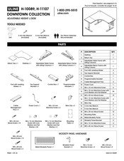 Uline URBANA H-11107 Manual Del Usuario