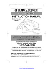 Black and Decker ISD600 Manual De Instrucciones