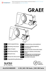 Graef SLICED KITCHEN SKS 110 Twin Manual De Instrucciones