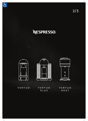 Nespresso VERTUO Manual Del Usuario