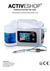 activeshop YOSHIDA PRO-SPRAY LCD Instrucciones De Uso