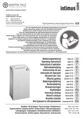 Martin Yale intimus 502MHS Instrucciones De Uso