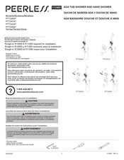 PEERLESS PRECEPT ADA PTT24147-BN Instrucciones De Instalación