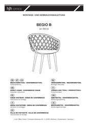 hjh OFFICE BEGIO B 830124 Instrucciones De Montaje