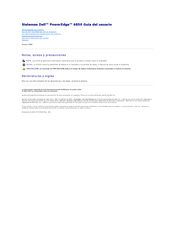 Dell PowerEdge 6850 Guia Del Usuario