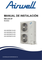 Airwell AW-WHPMA30-H93 Manual De Instalación