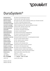 DURAVIT DuraSystem WD1012 000 000 Instrucciones De Montaje