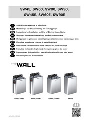 Harvia THE WALL SW90E Instrucciones De Instalacion Y Uso