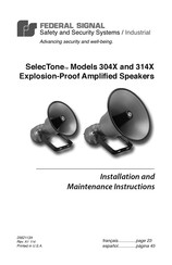 Federal Signal SelecTone 304X Instrucciones De Instalación Y Mantenimiento