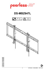 peerless-AV DS-MBZ647L Instrucciones De Montaje