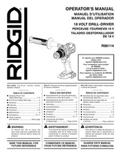 RIDGID R86114 Manual Del Operador