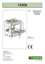 comarme F2008 Manual De Uso Y Mantenimiento