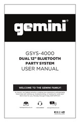 Gemini GSYS-4000 Manual Del Usuario