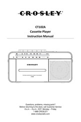 Crosley CT102A Manual De Instrucciones