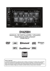 Dual Electronics DV625BH Manual De Instalación, Usuario