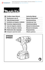 Makita DTW251RMJ Manual De Instrucciones