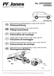 PF Jones 19070500PF Instrucciones De Montaje