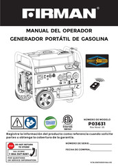 Firman P03631 Manual Del Operador