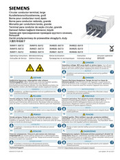 Siemens 3VA925 -0JC13 Serie Instructivo