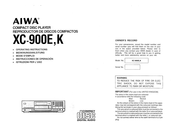 Aiwa XC-900E Instrucciones De Operación