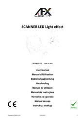 afx light 15-1971 Manual De Uso