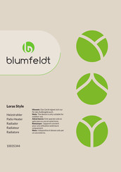 Blumfeldt Loras Style Manual Del Usuario