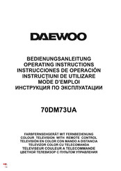 Daewoo 70DM73UA Instrucciones De Operación