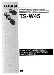 Aiwa TS-W45 Manual De Instrucciones