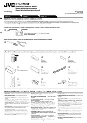 JVC KD-S79BT Manual De Instalación/Conexion