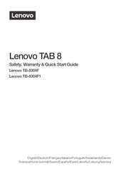 Lenovo TB-8304F1 Manual De Instrucciones