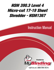 HSM My Binding Classic 390.3 Instrucciones De Servicio