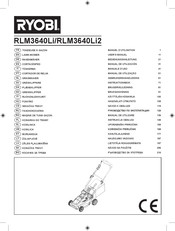 Ryobi RLM3640Li Manual De Utilización