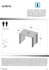 Forte CLFB115 Instrucciones De Montaje