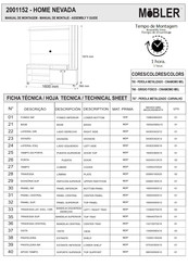 MÖBLER HOME NEVADA 2001152 Manual De Montaje