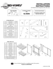 Rev-A-Shelf 5707 Manual De Instrucciones