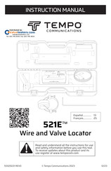 Tempo Communications 521E Manual De Instrucciones