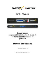 Ametek SurgeX SEQ-1U Manual Del Usuario