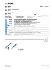 Siemens 8MF1 Serie Instructivo