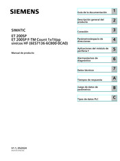 Siemens SIMATIC ET 200SP Manual De Producto