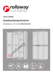 rollaway container ARPP004 Instrucciones De Montaje