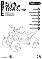 Peg-Perego Polaris OUTLAW 330W Camo Empleo Y Manutencion