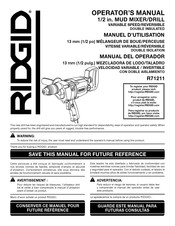 RIDGID R71211 Manual Del Operador