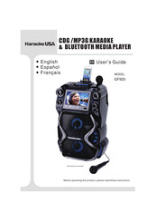 Karaoke USA GF920 Manual De Instrucciones