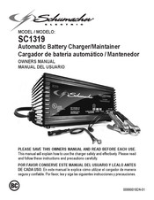 Schumacher Electric SC1319 Manual Del Usuario